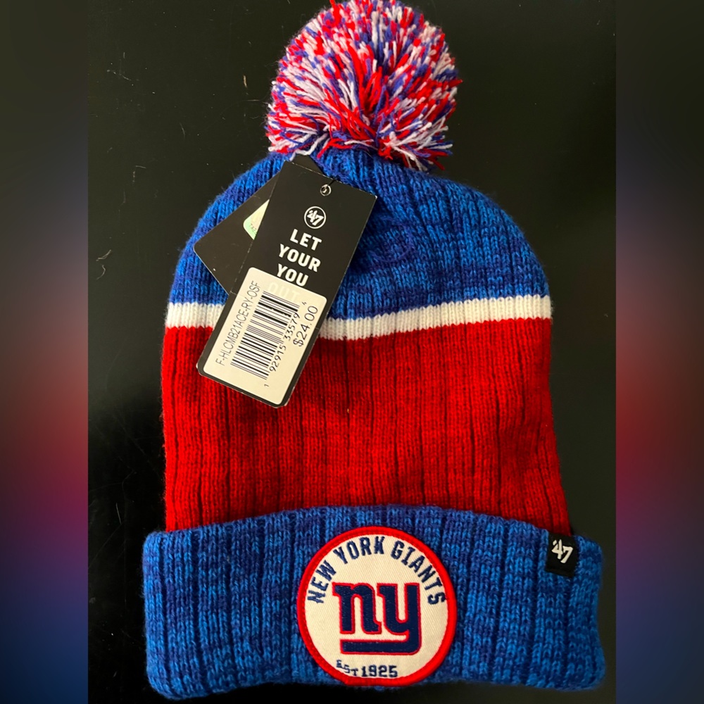New with tags - New York Giants Winter hat